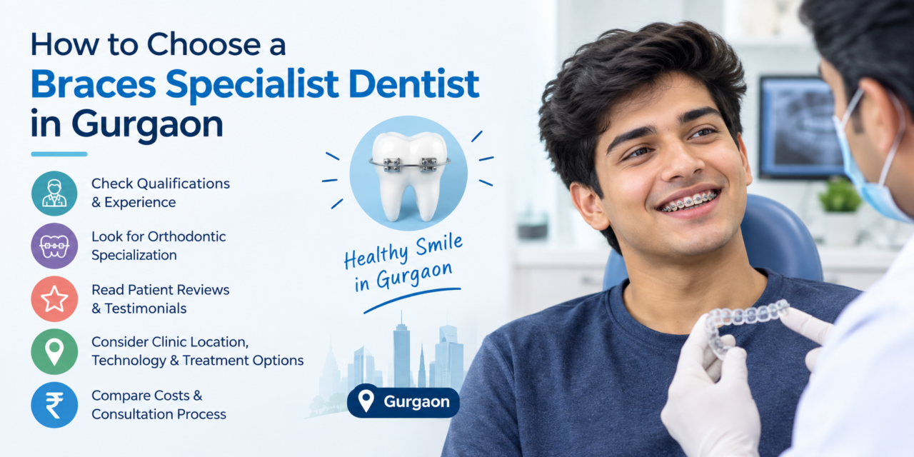 How to Choose a Braces Specialist Dentist in Gurgaon?